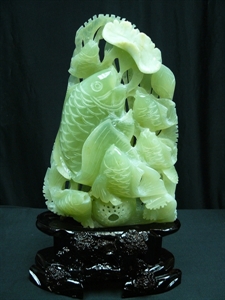 Picture of Large jade fishes aquarium (A171)