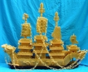 Picture of 1.5M 60" Yellow Jade Dragon Boat (BY150)