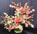 Picture of 20" Jade Plum Flowers Basket (F392)