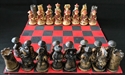 Picture of 9"x9" Resin Chess Set (CS01)